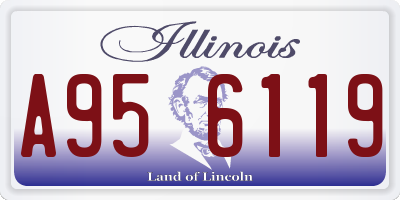 IL license plate A956119