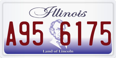 IL license plate A956175
