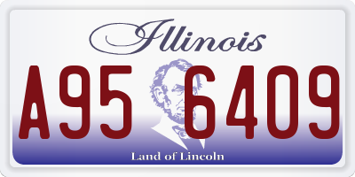 IL license plate A956409