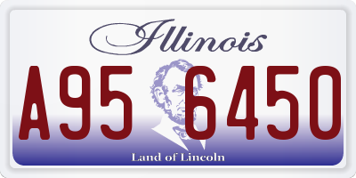 IL license plate A956450