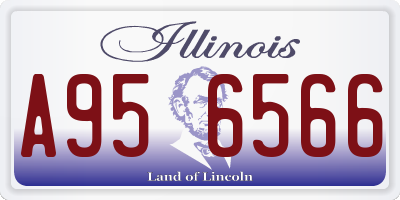 IL license plate A956566