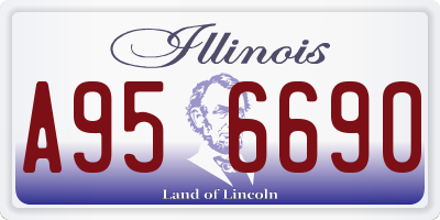 IL license plate A956690