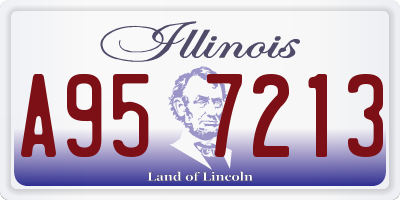 IL license plate A957213