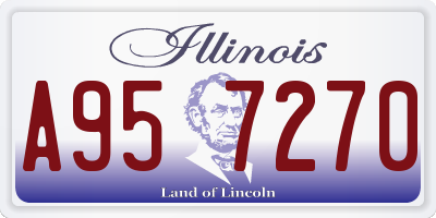 IL license plate A957270