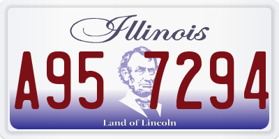 IL license plate A957294