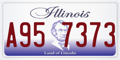 IL license plate A957373