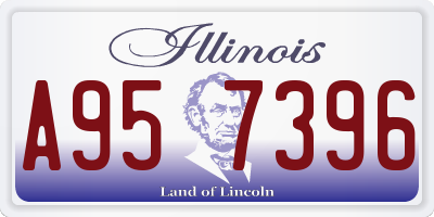 IL license plate A957396