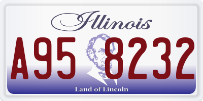 IL license plate A958232