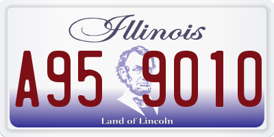 IL license plate A959010