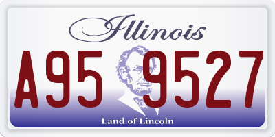 IL license plate A959527