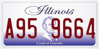 IL license plate A959664