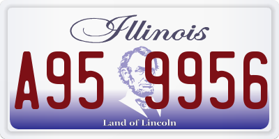 IL license plate A959956