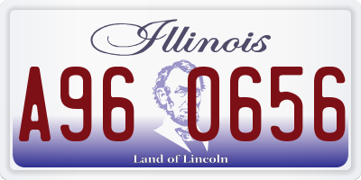 IL license plate A960656
