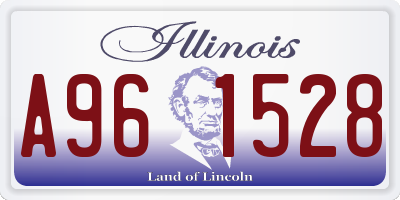 IL license plate A961528