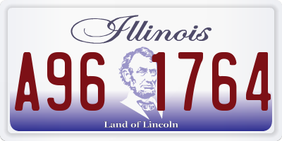IL license plate A961764