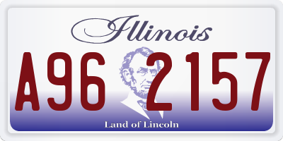 IL license plate A962157