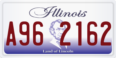 IL license plate A962162