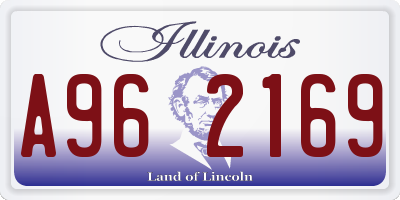 IL license plate A962169