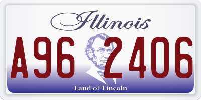 IL license plate A962406