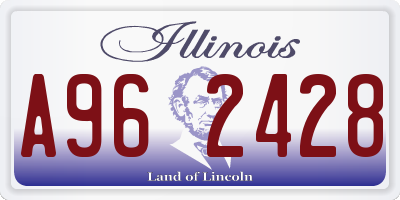 IL license plate A962428