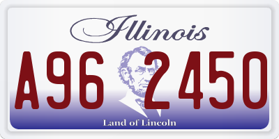 IL license plate A962450