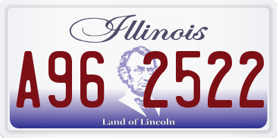 IL license plate A962522