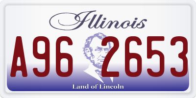 IL license plate A962653