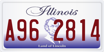 IL license plate A962814