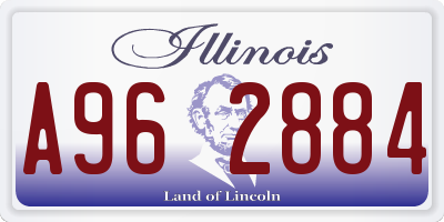 IL license plate A962884
