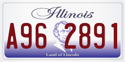 IL license plate A962891