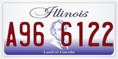 IL license plate A966122