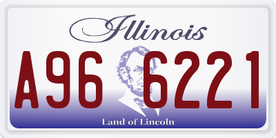 IL license plate A966221