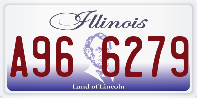 IL license plate A966279