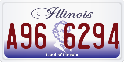 IL license plate A966294