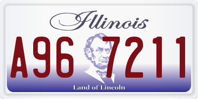 IL license plate A967211