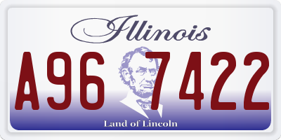 IL license plate A967422