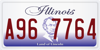 IL license plate A967764