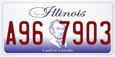 IL license plate A967903