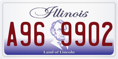 IL license plate A969902