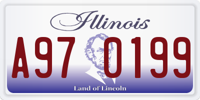 IL license plate A970199