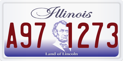 IL license plate A971273