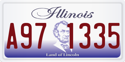 IL license plate A971335