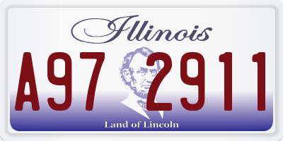 IL license plate A972911