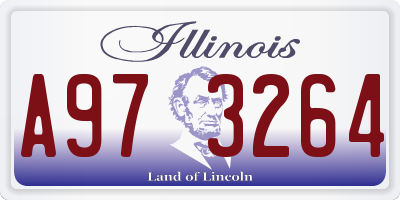 IL license plate A973264