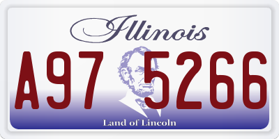 IL license plate A975266