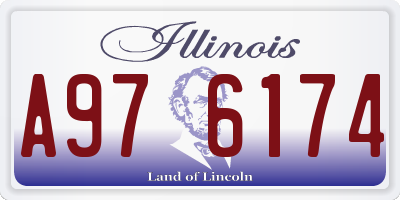 IL license plate A976174