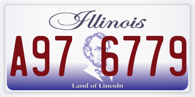 IL license plate A976779