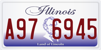 IL license plate A976945