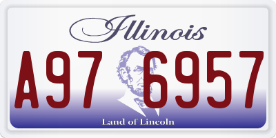 IL license plate A976957