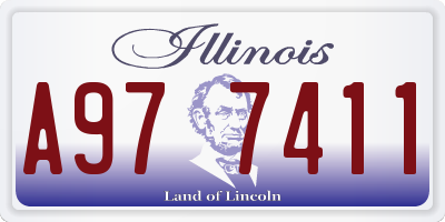 IL license plate A977411